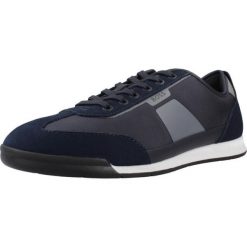 Buty HUGO BOSS NITAN LOWP NYMN Niebieski. Niebieskie buty trekkingowe HUGO BOSS, bez wzorów, z syntetyku, bez zapięcia, trekkingowe. Za 706.99 zł.