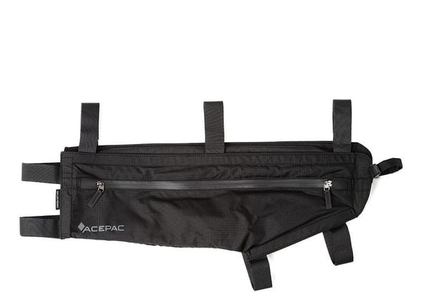 Torba sakwa rowerowa na ramę Acepac Zip Frame Bag MKIII M. Czarne torby na ramię ACEPAC, bez wzorów, z materiału, bez dodatków. Za 341.00 zł.