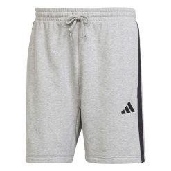 Spodenki Adidas Sport M 3S Ft Dorosłych. Szare krótkie spodenki sportowe Adidas, m, bez wzorów, z bawełny. Za 159.85 zł.