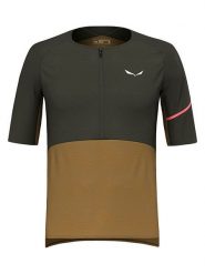 Salewa Koszulka kolarska "Vento Merino" w kolorze khaki rozmiar: M. Brązowe t-shirty sportowe Salewa, bez wzorów, z lyocellu, bez ramiączek, rowerowe. Za 244.80 zł.
