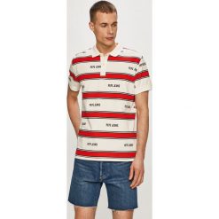 Pepe Jeans - Polo Bart. Białe koszulki polo Pepe Jeans, l, bez wzorów, z dzianiny, bez kołnierzyka, bez ramiączek. W wyprzedaży za 139.99 zł.