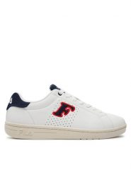 Fila Sneakersy Crosscourt 2 Nt Patch FFM0272 Biały. Białe buty sportowe casual Fila, bez wzorów, ze skóry, bez zapięcia. Za 139.99 zł.