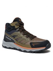 Kimberfeel Botki trekkingowe "Alpamayo" w kolorze khaki rozmiar: 43. Brązowe buty trekkingowe Kimberfeel, bez wzorów, bez zapięcia. Za 260.99 zł.