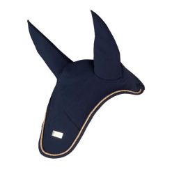 Czapka z muchą dla koni EQPRO Deluxe. Niebieskie krawaty i muchy HORKA, bez wzorów, z elastanu. Za 178.50 zł.
