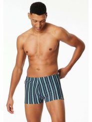 Schiesser Kąpielówki w kolorze granatowo-zielonym rozmiar: 3XL. Niebieskie kąpielówki Schiesser, xl, bez wzorów, z materiału. Za 134.84 zł.
