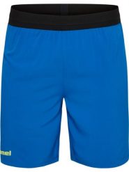 Spodenki treningowe Hummel Blaze Pro. Niebieskie krótkie spodenki sportowe Hummel, s, bez wzorów, z materiału. Za 117.00 zł.