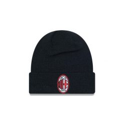 Czapka z klapą Milan AC Core. Czarne czapki z daszkiem New Era, bez wzorów, z materiału. Za 174.00 zł.