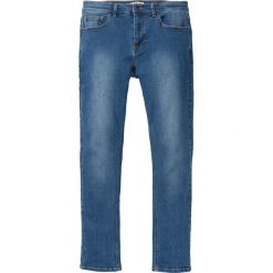 Dżinsy ze stretchem Slim Fit Straight bonprix niebieski. Jeansy bonprix. Za 79.99 zł.