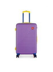 Semi Line Walizka średnia T5940-2 Fioletowy. Fioletowe walizki Semi-line, bez wzorów, z tworzywa sztucznego, średnie. Za 259.99 zł.