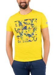 Timezone Koszulka w kolorze żółtym rozmiar: L. Żółte bezrękawniki Timezone, l, bez wzorów, z bawełny, bez kołnierzyka, bez ramiączek. Za 61.95 zł.