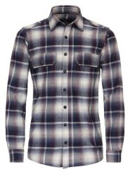 CASAMODA Koszula - Casual fit - w kolorze granatowym rozmiar: 6XL. Niebieskie koszule CASAMODA, xl, bez wzorów, z bawełny, bez kołnierzyka, bez ramiączek. Za 130.99 zł.