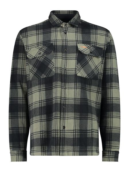 CMP Koszula polarowa - Regular fit - w kolorze zielono-czarnym rozmiar: 58. Czarne koszule CMP, bez wzorów, z polaru, bez kołnierzyka, bez ramiączek. Za 143.90 zł.