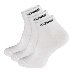 Skarpety Puyo Dla Dorosłych Unisex (zestaw 3 Sztuk). Białe skarpety Alpinus, bez wzorów. Za 63.99 zł.