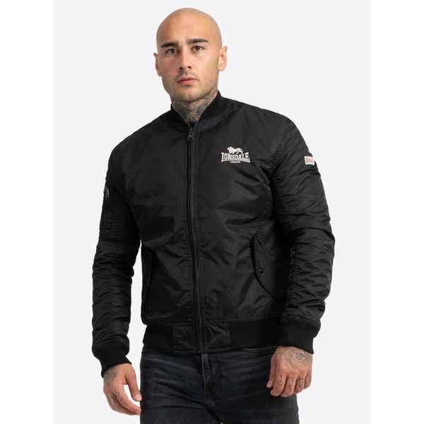 Kurtka puchowa Lonsdale Tern Hill. Czarne kurtki Lonsdale, m, bez wzorów, z puchu, bez kaptura. W wyprzedaży za 438.20 zł.