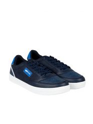 Gas Sneakersy "Jeb NBX" | GAM224124 | Jeb NBX | Mężczyzna | Granatowy. Niebieskie buty sportowe casual Gas, bez wzorów, ze skóry ekologicznej, bez zapięcia. W wyprzedaży za 189.00 zł.