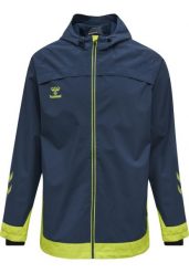 Kurtka Hummel hmlLEAD all weather. Niebieskie kurtki Hummel, m, bez wzorów, z poliesteru, bez kaptura. Za 238.00 zł.