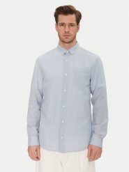 Calvin Klein Koszula K10K114488 Błękitny Regular Fit. Niebieskie koszule CALVIN KLEIN, m, bez wzorów, z bawełny, bez kołnierzyka, bez ramiączek. Za 259.99 zł.