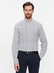 Tommy Hilfiger Koszula MW0MW33827 Niebieski Regular Fit. Niebieskie koszule Tommy Hilfiger, m, bez wzorów, z bawełny, bez kołnierzyka, bez ramiączek. Za 239.99 zł.