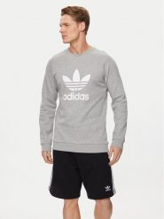 Adidas Bluza Adicolor Classics Trefoil Crewneck Sweatshirt IA4857 Szary Regular Fit. Szare bluzy Adidas, m, bez wzorów, z bawełny, bez kaptura. Za 159.99 zł.