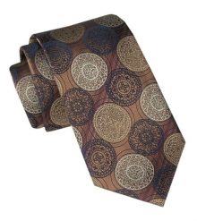 Męski Krawat - Alties - Duże Talary w Odcieniach Brązów. Krawaty i muchy Alties, bez wzorów, z tkaniny. Za 49.00 zł.