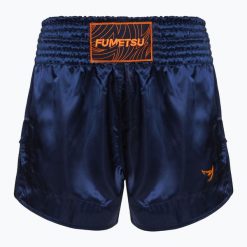 Spodenki treningowe męskie FUMETSU Origins Muay Thai. Niebieskie krótkie spodenki sportowe FUMETSU, l, bez wzorów, z materiału. Za 199.99 zł.