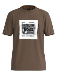 Hugo Boss Fashion Koszulka w kolorze brązowym rozmiar: M. Brązowe bezrękawniki Hugo Boss Fashion, m, bez wzorów, z bawełny, bez kołnierzyka, bez ramiączek. Za 70.24 zł.