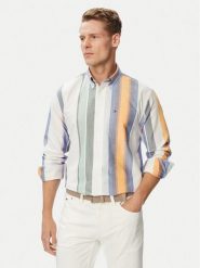 Tommy Hilfiger Koszula Heritage Oxford MW0MW43354 Biały Regular Fit. Białe koszule Tommy Hilfiger, l, bez wzorów, z bawełny, bez kołnierzyka, bez ramiączek. Za 449.99 zł.