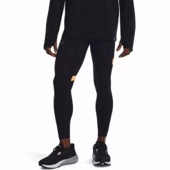Legginsy męskie Under Armour SPEEDPOCKET TIGHT. Czarne legginsy długie sportowe Under Armour, m, bez wzorów, do biegania. Za 299.99 zł.