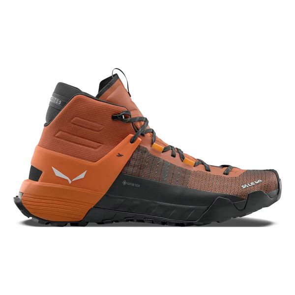 Buty trekkingowe Salewa Wildfire NXT Mid GTX. Szare buty turystyczne Salewa, bez wzorów, z gore-texu, bez zapięcia, trekkingowe, gore-tex. Za 839.00 zł.