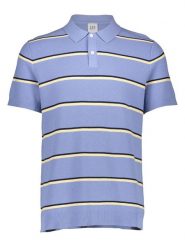 GAP Koszulka polo w kolorze błękitnym rozmiar: XXL. Niebieskie koszulki polo sportowe GAP, xxl, bez wzorów, z bawełny, bez kołnierzyka, bez ramiączek. Za 75.34 zł.