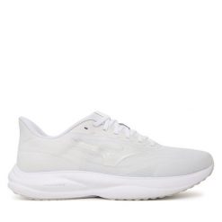 Buty do biegania Mizuno. Białe buty do biegania Mizuno, bez wzorów, bez zapięcia, do biegania. Za 359.99 zł.