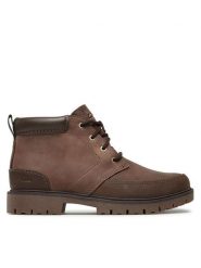 Clarks Trapery Rossdale Mid 261734537 Brązowy. Brązowe trapery Clarks, ze skóry, bez zapięcia. Za 629.99 zł.