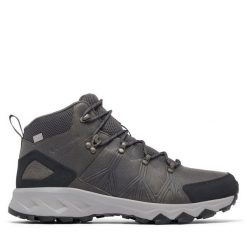 Trekkingi Columbia. Szare botki sznurowane Columbia, bez wzorów, bez obcasa, bez zapięcia. Za 399.99 zł.