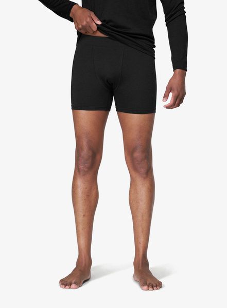 Bokserki termoaktywne Devold Breeze Plus Merino 200 Boxer. Czarne bielizna termoaktywna Devold, l, bez wzorów, z materiału, bez ramiączek, trekkingowe. Za 214.49 zł.