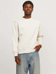 Jack & Jones Bluza "Urban" w kolorze kremowym rozmiar: M. Brązowe bluzy Jack & Jones, m, bez wzorów, z bawełny, bez kaptura. Za 119.40 zł.