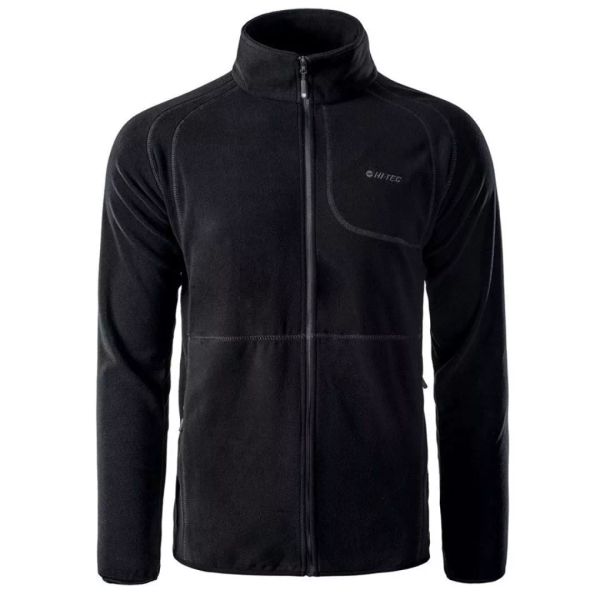 Polar męski Hi-Tec Camolin - czarny, Rozmiar L. Czarne bluzy z polaru Hi-tec, l, bez wzorów, z materiału, bez kaptura. Za 89.99 zł.