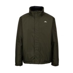 Męska Ocieplana Kurtka Farmcott TP75. Zielone kurtki Trespass, m, bez wzorów, z puchu, bez kaptura. Za 249.99 zł.