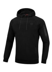 Bluza męska Pitbull z kapturem Bermuda. Czarne bluzy z kapturem PITBULL, l, z aplikacjami, z bawełny, z kapturem. Za 259.00 zł.