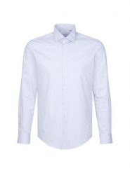 Seidensticker Koszula 01.642120 Błękitny Slim Fit. Niebieskie koszule Seidensticker, m, bez wzorów, z syntetyku, bez kołnierzyka, bez ramiączek. Za 119.99 zł.