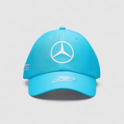 Czapka z daszkiem Mercedes-AMG Petronas F1 Team niebieska. Niebieskie czapki z daszkiem OEM, bez wzorów, z poliesteru. Za 81.43 zł.