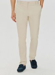 PAKO LORENTE – Beżowe gładkie spodnie męskie P24SF-WX-003-E-0 - Pako Lorente. Brązowe spodnie materiałowe Pako Lorente, na co dzień, na wiosnę, l, bez wzorów, casualowe. Za 119.99 zł.