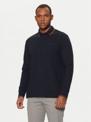 Tom Tailor Polo 1043998 Granatowy Regular Fit. Niebieskie koszulki polo Tom Tailor, m, bez wzorów, z bawełny, bez kołnierzyka, bez ramiączek. Za 119.99 zł.
