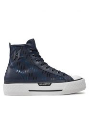 KARL LAGERFELD Trampki KL50454 Granatowy. Niebieskie trampki KARL LAGERFELD, m, bez wzorów, bez zapięcia. Za 449.99 zł.