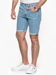 LEE 5 POCKET SHORT MĘSKIE SZORTY JEANSOWE JEANS LIGHT ALTON L73EMWJU 112120493. Szorty Lee, l, bez wzorów, z jeansu. Za 169.99 zł.