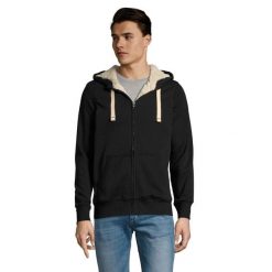 Kurtka Dla Dorosłych Unisex Sherpa Zapinana Na Zamek Błyskawiczny. Czarne kurtki SOL'S, l, bez wzorów, bez kaptura. Za 263.99 zł.