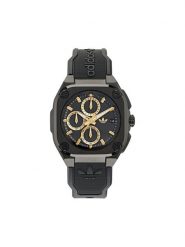 Adidas Originals Zegarek City Tech Three Chrono AOFH24020 Czarny. Czarne, analogowe zegarki adidas Originals. Za 879.99 zł.