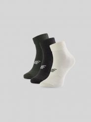 4F Skarpetki krótkie (3-pack) męskie - multikolor 39-42. Skarpety 4F, bez wzorów. Za 49.99 zł.