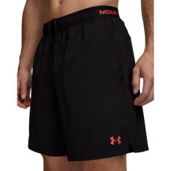 Męskie Spodenki Sportowe UA Vanish Woven DC. Czarne krótkie spodenki sportowe Under Armour, l, bez wzorów, z materiału. Za 203.60 zł.