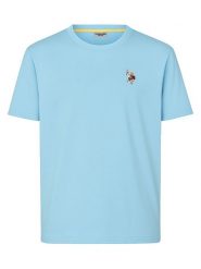U.S. Polo Assn. Koszulka w kolorze turkusowym rozmiar: XL. Niebieskie koszulki polo U.S. Polo Assn., s, bez wzorów, z bawełny, bez kołnierzyka, bez ramiączek. Za 96.14 zł.