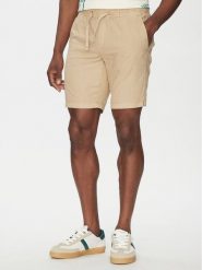 INDICODE Szorty materiałowe Wamo 70-728 Beżowy Slim Fit. Brązowe szorty INDICODE, l, bez wzorów, z bawełny. Za 129.99 zł.